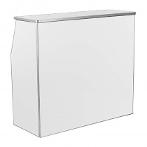 4ft Laminated white - Folding bar
