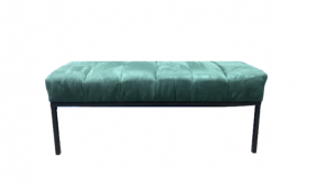 Green Suede Bench