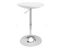24" White cocktail table