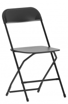 Metal Folding Chair - Black