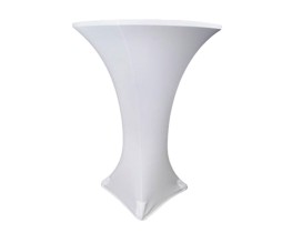 30" Cocktail table with white spandex