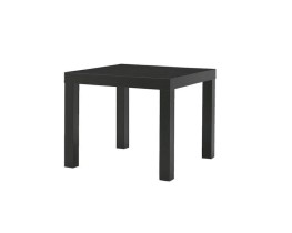 24" x 24" side table - black