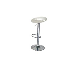 White cocktail stool